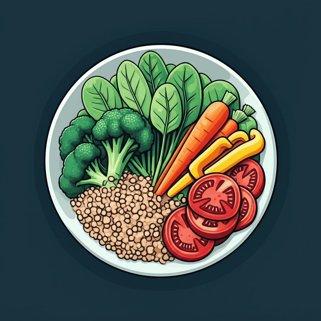 Healthy food bowl representing weight management